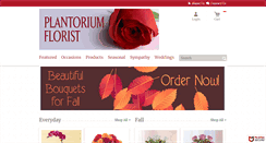 Desktop Screenshot of plantoriumflorists.com